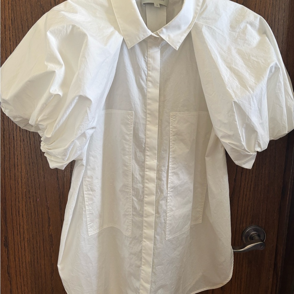 Like new DELICIOUSLY VOLUMINOUS LEE MATTHEWS Better Cotton Initiative Blouse